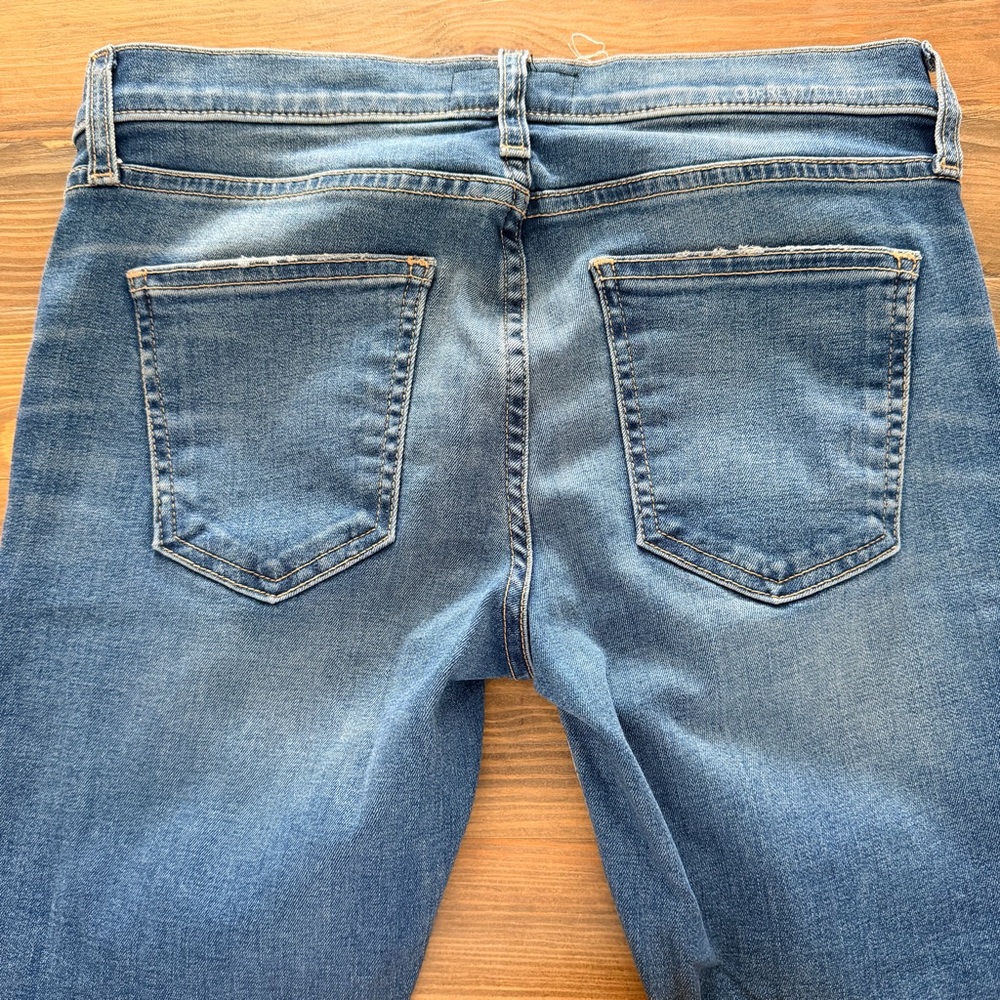 Current/Elliott Skinny Jeans in Medium Blue Wash - Picture 6 of 7